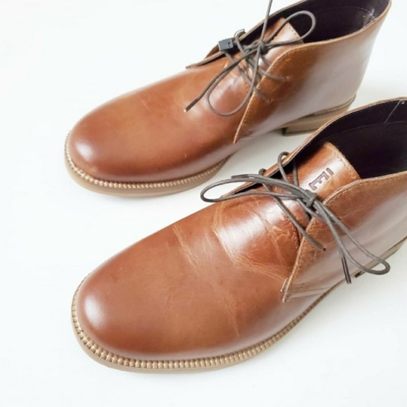 Crevo Dorville Leather Chukka Memory Foam Boots 8 - Picture 3 of 7